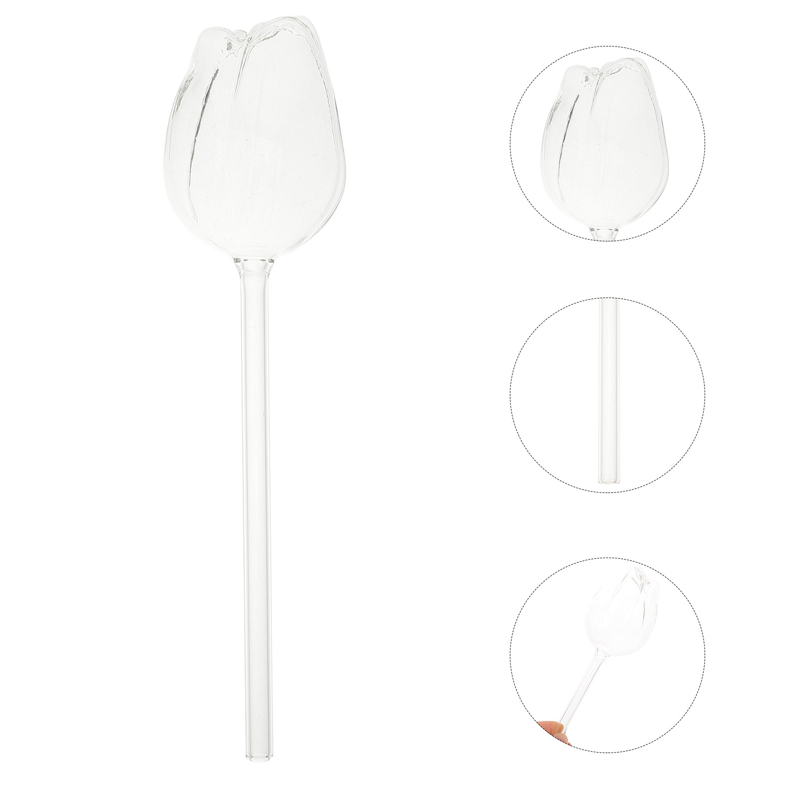 Self Watering Planter - 2Pcs Premium High Borosilicate Glass Rose