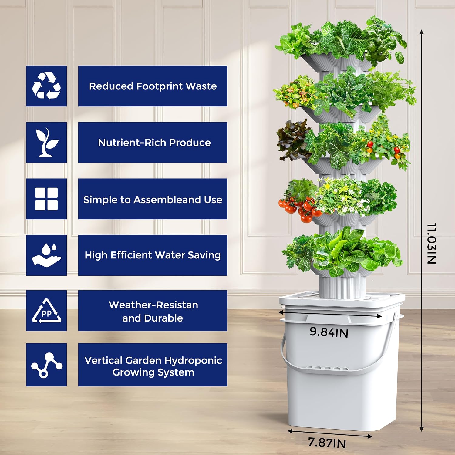Hydroponics Growing System Kit - đánh giá và giá Hydroponic Tower