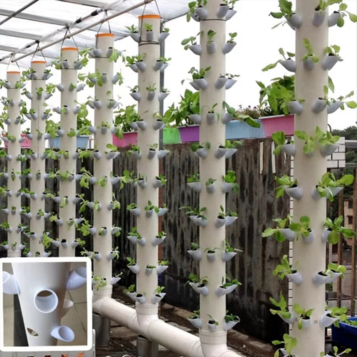 Hydroponic Vertical Tower Cont - đánh giá và giá Hydroponic Tower