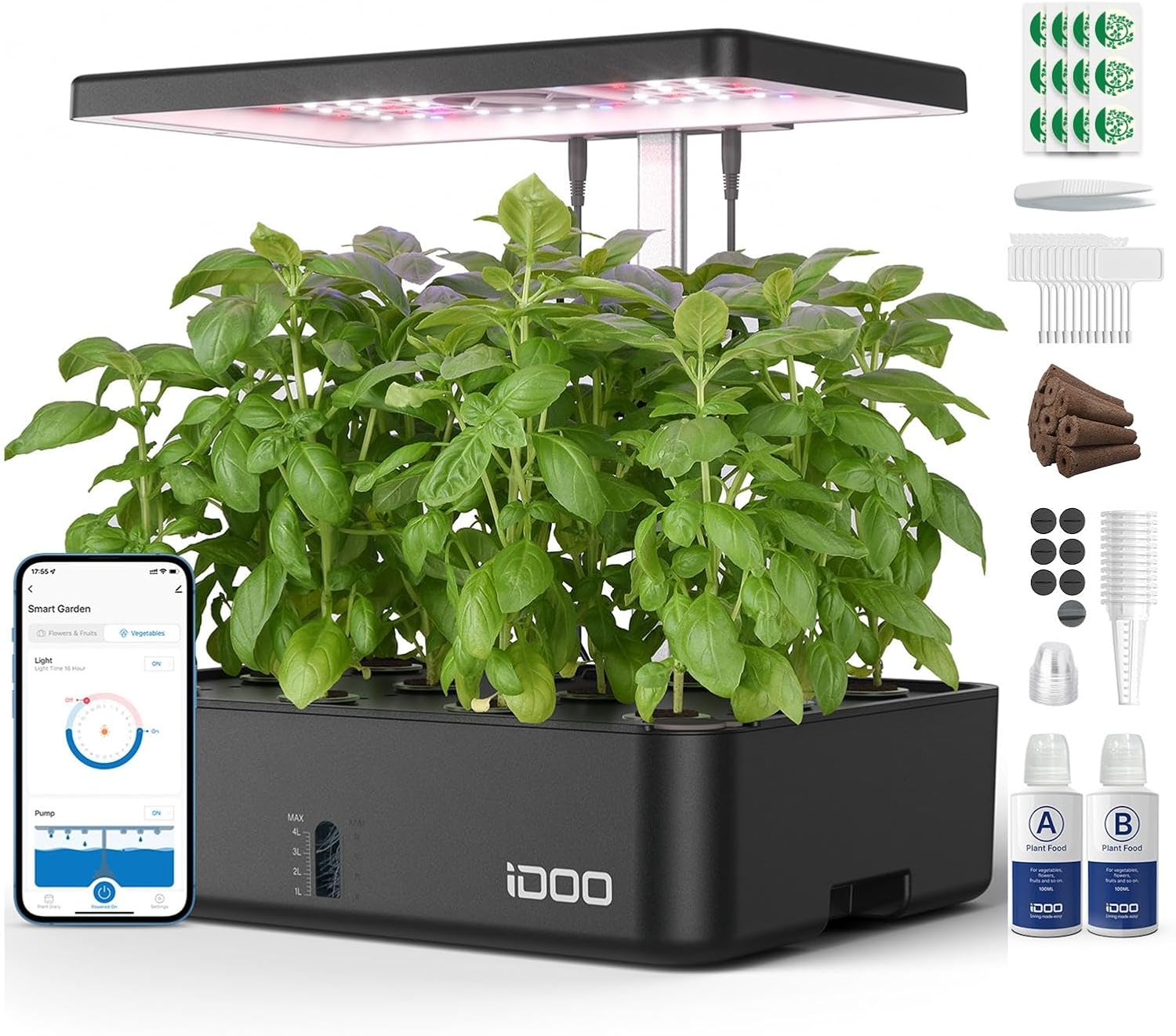 12 Pods WiFi Hydroponics Growi - đánh giá và giá Hydroponic Grow Pod