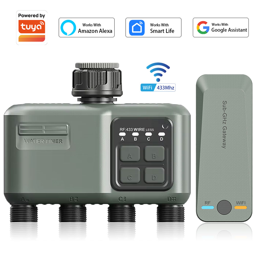 4 Outlet Programmable Water Ti - đánh giá và giá Garden Camera
