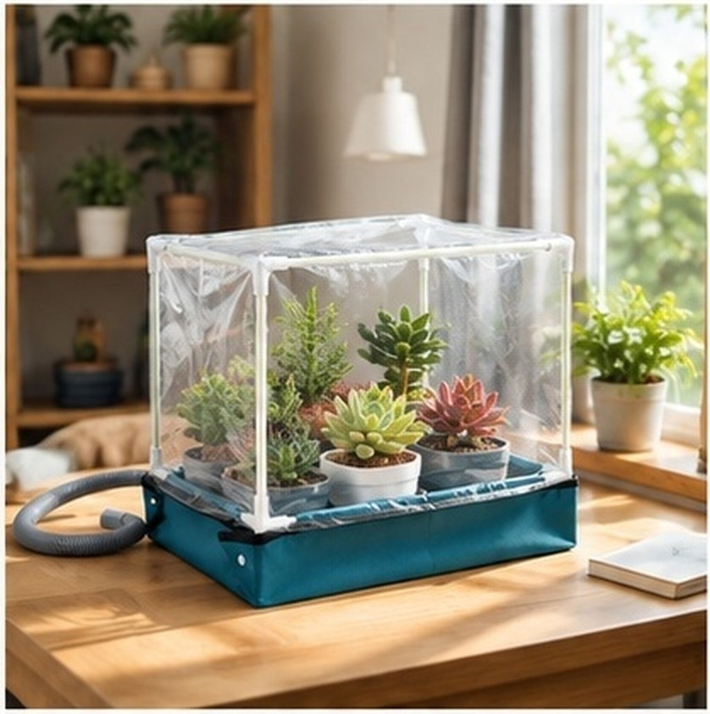 Mini Indoor Succulent Greenhou - đánh giá và giá Indoor Garden Kit