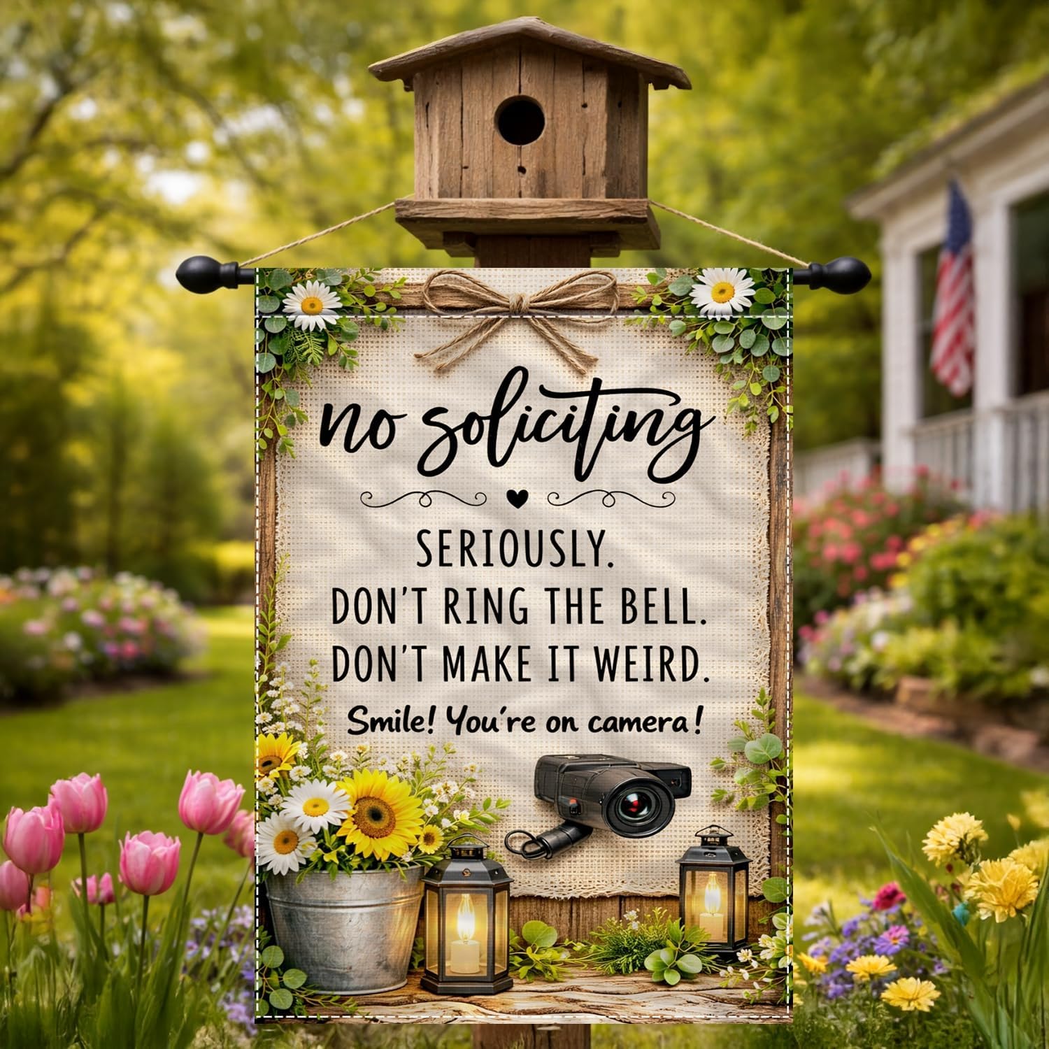 No Soliciting Dont Ring The Be - đánh giá và giá Garden Camera